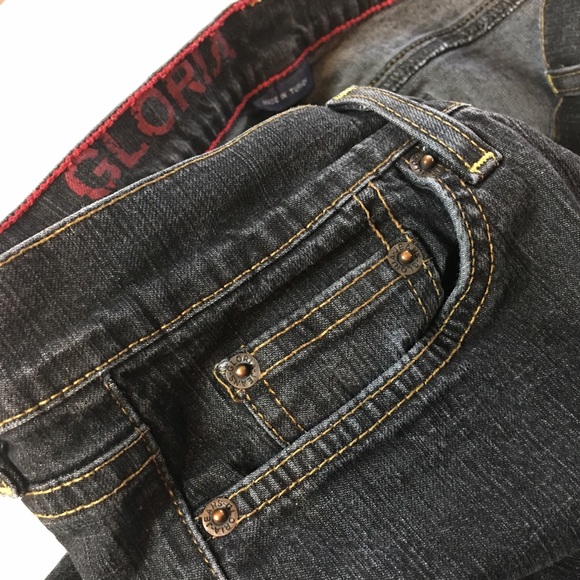 VINTAGE GLORIA Jeans Dark wash size 12 - Picture 4 of 8